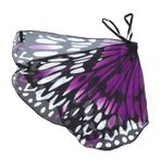SOIMISS plaj havlusu halloween cadılar bayramı sahne performans pelerini moda kıyafetler şal çocuklar kelebek kanadı kelebekler cosplay prop Kostüm oyunu Aksesuarlar polyester Mor,Purple
