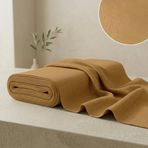 Soimoi 40 * 20'lik pamuklu esnek bej kuma, 5 metre, 42 inç genişliğinde, yumuşak, nefes alabilen, 120 GSM orta ağırlıkta, erkek kurta, kendin yap dikiş projeleri, peçeteler, masa şeritleri