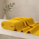 Soimoi 40 * 20'lik pamuklu esnek sarı kuma, 10 metre, 42 inç genişliğinde, yumuşak, nefes alabilen, 120 GSM orta ağırlıkta, erkek kurta, kendin yap dikiş projeleri, peçeteler, masa şeritleri