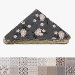 Soimoi 80 Adet Önceden Kesilmiş Kumaş Üçgeni -%100 Pamuklu Greige Petal Patch - Hassas Birleştirme İçin Hafifçe Nişastalanmış - 3,5" Yüksekliğinde, 45 Derece Açılı