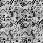 Soimoi Gri - Ikat Baskı, Kanvas Kumaş Malzemesi - 58 Inç Genişliğinde, 1 Metre, Döşeme, Çanta, Kanepe, Sandalye, Duvar Dekoru Ve Açık Hava Ekipmanları Için Dikilmemiş Kumaş