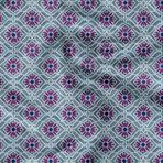 Soimoi Mor - Ikat Baskı, Kanvas Kumaş Malzemesi - 58 Inç Genişliğinde, 1 Metre, Döşeme, Çanta, Kanepe, Sandalye, Duvar Dekoru Ve Açık Hava Ekipmanları Için Dikilmemiş Kumaş