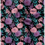 Soimoi Yaprak Baskı - Çok Renkli, Viskon Rayon Kumaş Malzemesi - 42 İnç Genişliğinde, 1 Yard, Elbiseler, Bluzlar, Etekler, Pijamalar, Çocuk Giyim için Dikişsiz Malzeme