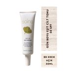 Soins Organic BB Krem Açık Ton SPF 50 Güneş Koruyucu Cilt Tonu Eşitleyici 30ml