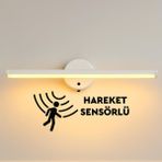 Sök-Tak Sensörlü Beyaz Günışığı Yapışkanlı Pilli Led Aplik 38cm