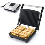 Sokany Profesyonel Elektrikli Izgara 2000W Yapışmaz Döküm Plaka Tost Grill KJ-202
