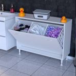 Söke Sepetli Banyo Dolabı, 90X75X32,8