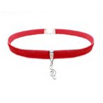 Sol Anahtarı Choker Tasma Kadın Kolye