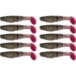 Solano Fishing Simli Silikon Sahte Balık, Balık Yemi 8 cm 8'li Paket