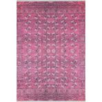 Solapur Bordo Makinada Yıkanabilir Kaymaz Taban Dijital Makine Baskı Salon Halı-I-Haln-HLN1940-80x350