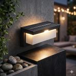 Solar 2 Kademe Hareket Sensörlü Cata Dış Mekan LED Aplik - 40W Güçlü 4300 Lümen 3200K Gün I