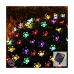 Solar 30 Ledli Çiçekli Rgb Güneş Enerjisi Midastech - Renkli