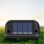Solar Aydınlatma Köşebent-merdiven-sokak Aydınlatma-su Geçirmez-siyah Renk-sarı Gün Işığı- Tek Adet