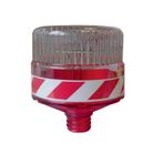 Solar Flaşörlü Uyarı Lambası (Kırmızı)