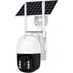 Solar Güneş Enerjili Smart Home Kamera 4g 2-Way Sesli Arama, 10-15M Insan Algılama, IP66 Su Geç