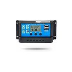 Solar Güneş Paneli 10 Amper 12V 24V Akü Şarj Kontrol Cihazı