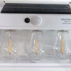 Solar Hareket Sensörlü Bahçe Aydınlatması Or113 Beyaz