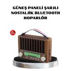 Solar Hoparlör Bluetooth Fm Am Sw Radyo Çok Fonksiyonlu Şarjlı Mir78464859