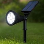 Solar LED Bahçe Armatürü 6400K Beyaz Işık – Güneş Enerjili Kazıklı & Duvar Montajlı Çim