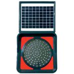 Solar Ledli Flaşör, Solar Çakar Lamba (Kırmızı)