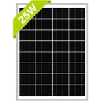 Solar Market 25W 12V Monokristal Solar Panel