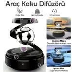 Solar Oto Araba Kokusu Parfümü Güneş Işığıyla 360 Derece Dönen Sistem Oto Kokusu Oto Dekorasyonu