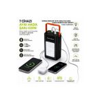 Solar Powerbank Güneş Enerjili Pw-125 Süper Led Kamp Işıklı 50.000 Pil Gücü Güneş Işığı İle Şarj Edilebilir