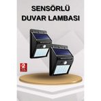 Solar Sensörlü Duvar Lambası Bahçe Lamba 20 Led Işık UCZDP53DUVARLAMBASI1