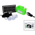 Solar Seyyar Panelli - Fiş Şarjlı 2in1 Yatay - Oval Model El Feneri - 3 Parça Ampul Kablolu - Powerbank (4881)