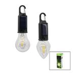 Solar - Usb Şarj Seyyar Ampul Model=Rustik Kamp Lambası Mandallı Kanca Askılık 3-Kademe Işık Pt-331