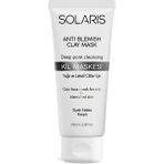 Solaris 100 ml Yağlı Ciltler İçin Kil Maskesi Siyah Nokta Karşıtı Etkili Doğal İçerik