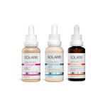 Solaris 30 ml Kolajen Serumu ve 30 ml Hyaluronic Acid Serumu ve 30 ml C Vitamin Serumu