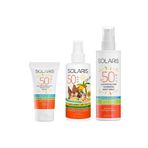 Solaris Güneş Kremi Yaşlanma Karşıtı Spf 50+ Ve Çocuk Güneş Kremi Sprey Spf 50+ Ve Güneş Koruyucu Krem Sprey