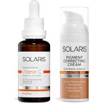 Solaris Leke Karşıtı C Vitamin Cilt Serumu 30 Ml Ve Melavoid İçerikli Aydınlatıcı Leke Kremi 50 Ml