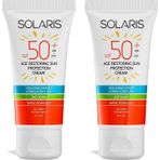 Solaris Tüm Cilt Tipleri İçin Spf 50+ Yaşlanma Karşıtı Güneş Koruyucu Krem X2