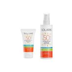 Solaris Tüm Cilt Tipleri SPF50+ 50 ml Yaşlanma Karşıtı Güneş Kremi SPF50+ Yüksek Koruyucu Sprey