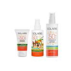 Solaris Yağlı Ciltler İçin SPF 50+ Güneş Kremi ve Çocuk Güneş Kremi Sprey ve Güneş Koruyucu Krem Sprey