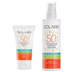 Solaris Yaşlanma Karşıtı SPF50+ 50 ml ve 200 ml SPF50+ Güneş Koruyucu Krem Sprey