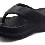 Solaud Flip-Flop Yumuşak Siyah Kadın Terlik