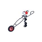 Solax Ag65d Tekerli Toprak Burgu Makinesi 30 Cm Burgulu 3 Hp