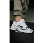 SOLAZER Erkek Beyaz Yeşil Sneaker Günlük Spor Ayakkabı 041