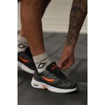 Solazer Erkek Sneaker Günlük Spor Ayakkabı 041 041 - Siyah - Turuncu