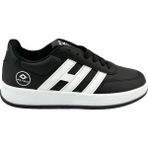 Solazer Kadın Bej Ortopedik Taban Cilt Sneaker 037 - Siyah - Beyaz