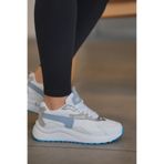SOLAZER Kadın Beyaz Mavi Sneaker Günlük Spor Ayakkabı 086
