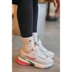 SOLAZER Kadın Beyaz Pembe Sneaker Günlük Spor Ayakkabı 044