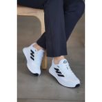 Solazer Kadın Siyah Beyaz Sneaker Günlük Spor Ayakkabı 053-K - Siyah - Beyaz - 36