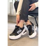 Solazer Kadın Taban File Detaylı Sneaker 040 - Siyah - Mavi