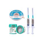 Solder Bst-506 Krem Lehim 50G Sıvı Lehim Ve Flux Lehim Toplama Seti 2,5Mm 4Lü