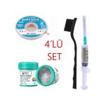 Solder Bst-506 Krem Lehim Best 50g Sıvı Lehim Ve Flux Lehim Toplama Seti 2,5mm 4lü