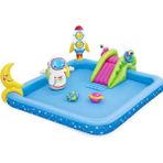 Sole Bestway 53126 - Kaydıraklı, Aksesuarlı Astronot figürlü Lunapark Şişme Eğlence Havuzu (228x206x84cm)